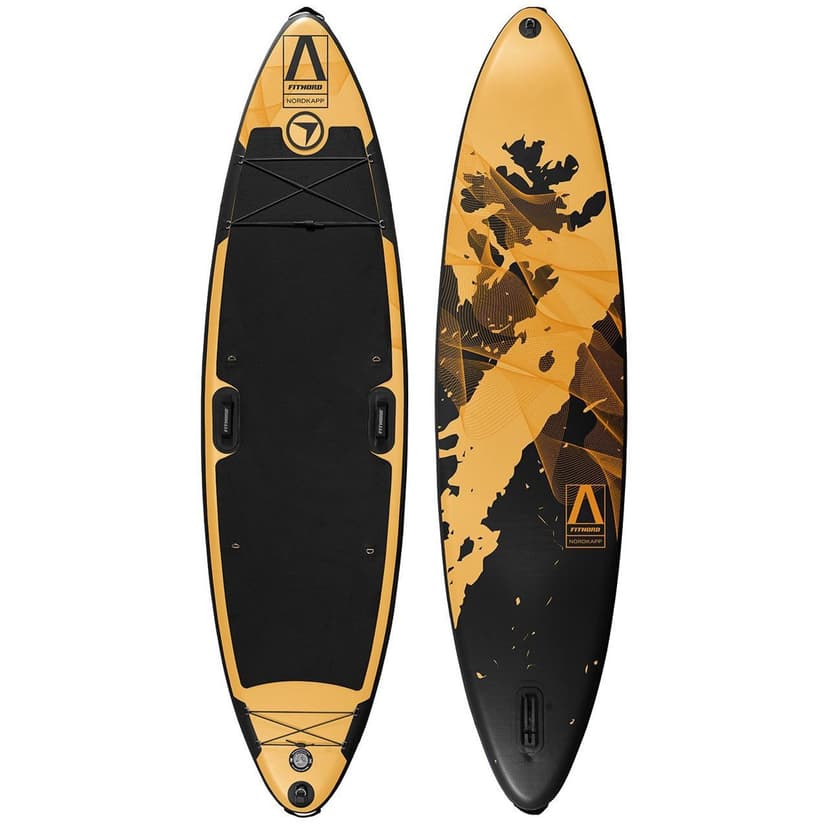 FitNord Aqua Leaf 340 SUP-brädset Nordkapp med kolfiberpaddel