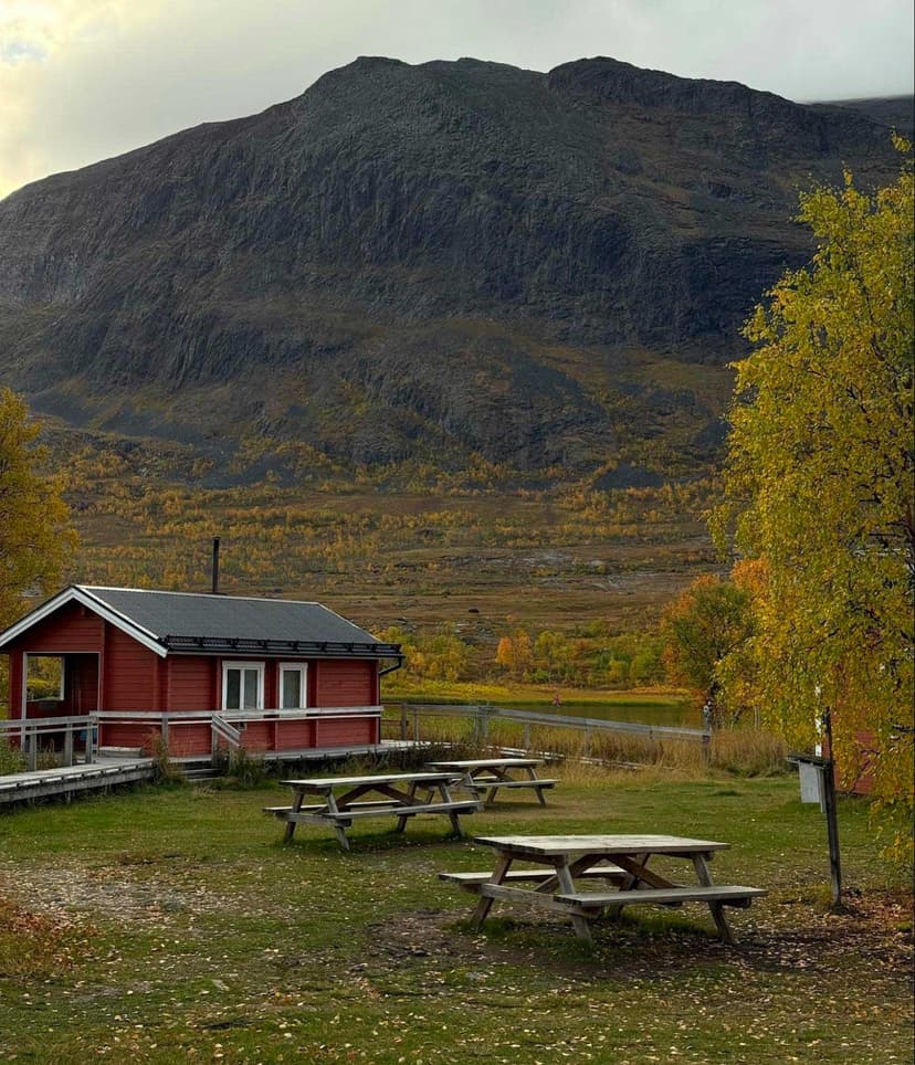 Bastuhuset vid STF Abiskojaure