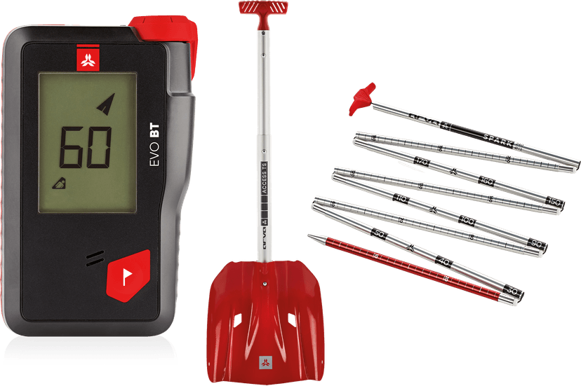 Arva Pack Safety Box EVO BT – komplett lavinpaket