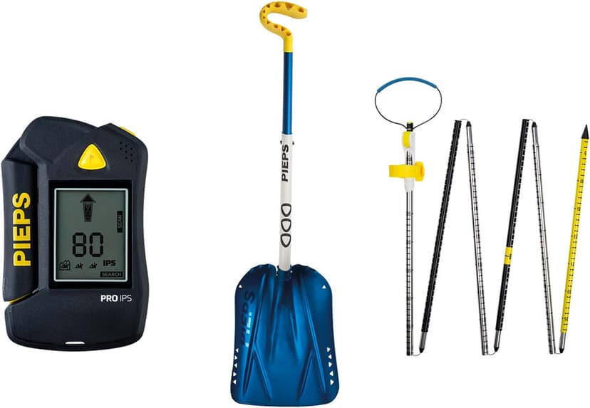 PIEPS Set Pro IPS – lavinsändarpaket med sond och spade
