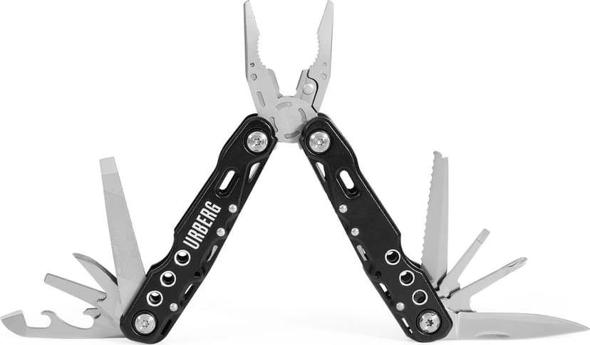 Urberg Multi Tool G2 Black – budgetvänligt multiverktyg med 14 funktioner