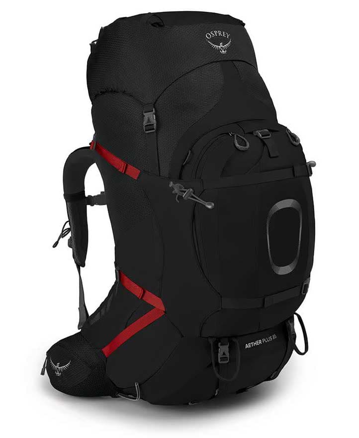 Osprey Aether 85 Plus ryggsäck för expedition och trekking