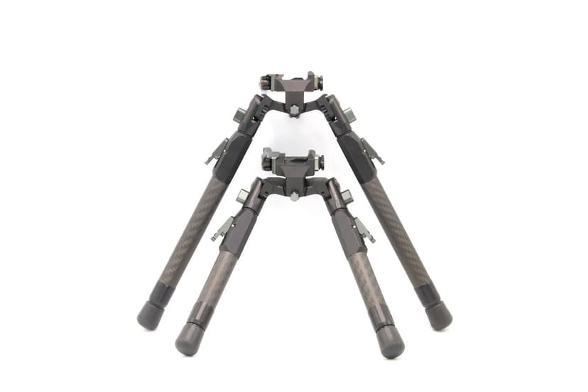 Tier-One Taktiska Benstöd bipod med ben i kolfiber, två höjder