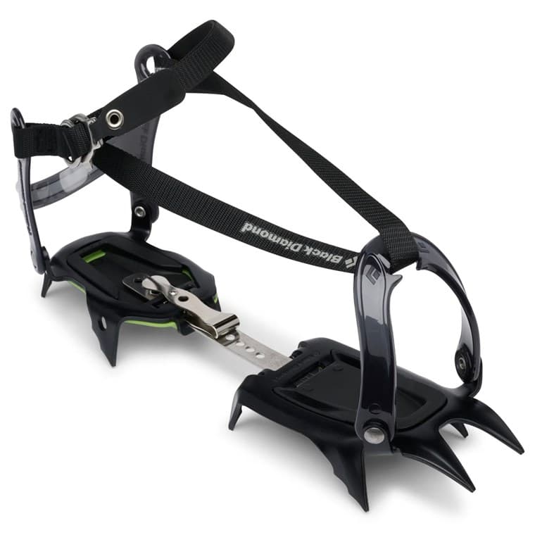 Black Diamond Neve Strap stegjärn i aluminium med remmar