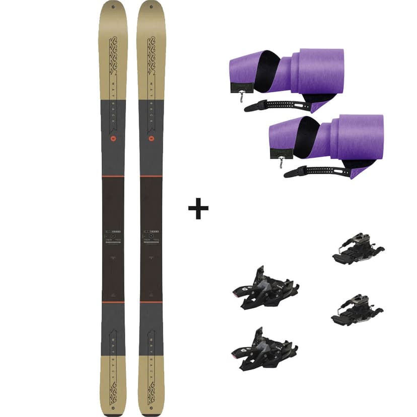 K2 Wayback 92 toppturskidpaket med Marker-bindning och stighudar