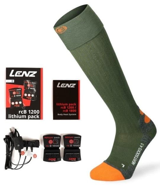 Lenz Heat Sock 4.1 med rcB 1200-batteripack